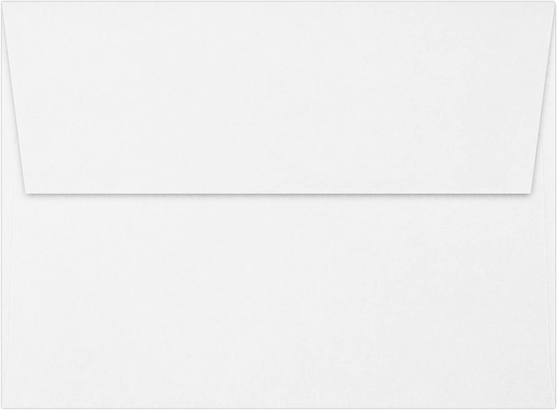 LUXPaper A7 Classic Crest Invitation Envelopes | 5 1/4" x 7 1/4" | Solar White | 70lb. Text | 50 Qty - Image 1